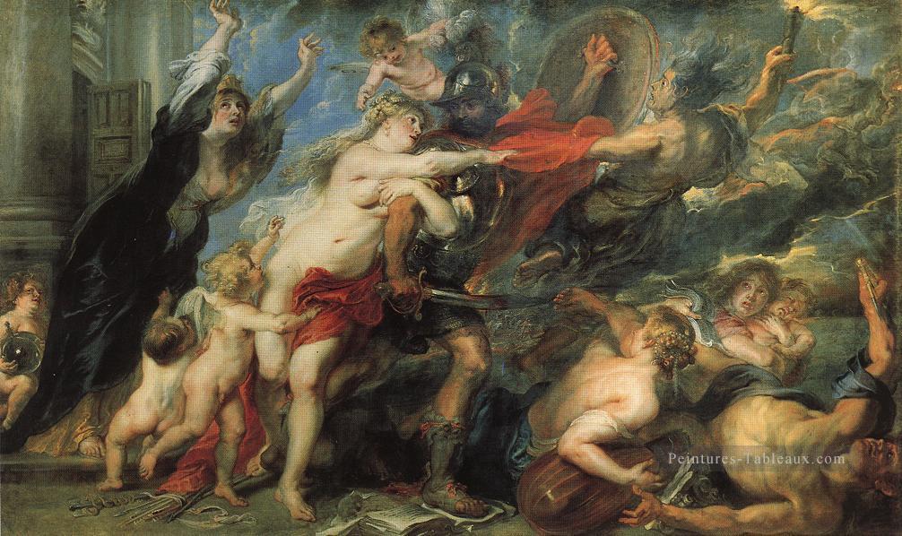 Les conséquences de la guerre Baroque Peter Paul Rubens Peintures à l'huile